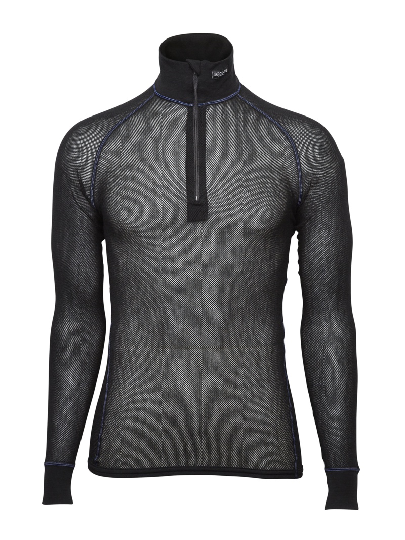 Wool Thermo Light Zip polo