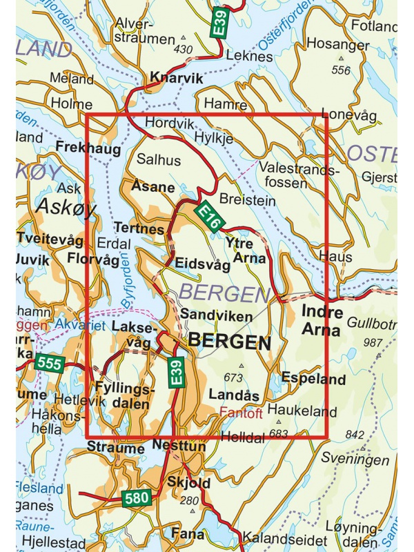 Bergen - 7 fjellsturen - prehled