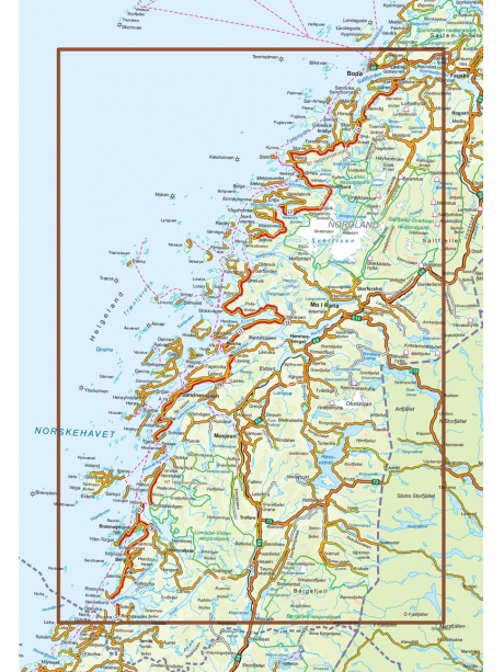Helgelandskysten mapa