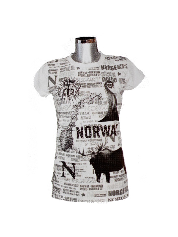 Tričko Norway bílé, dámské