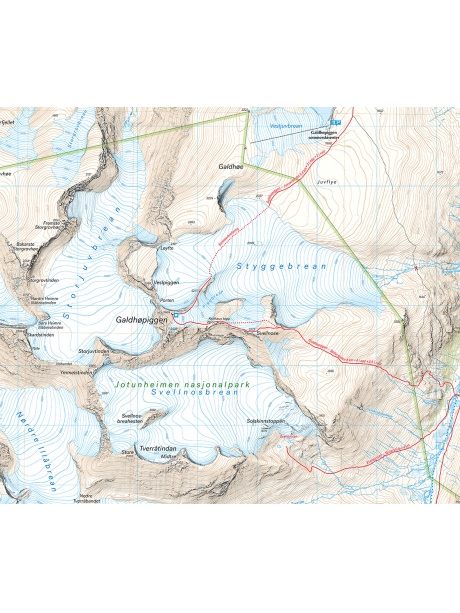 Jotunheimen - Galdhopiggen přehled