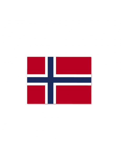Samolepka s norskou vlajkou