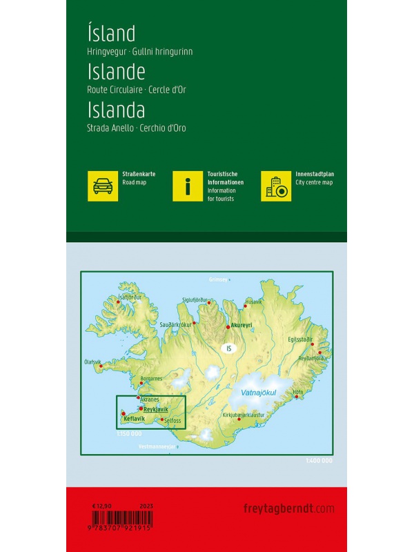 Island - mapa