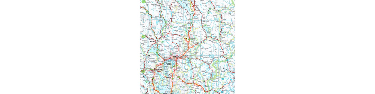Road maps Norway